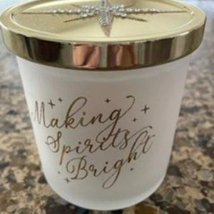 New Christmas Candle - Making Spirits Bright.